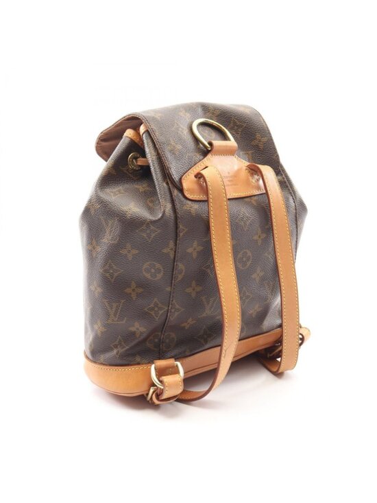 Louis Vuitton Backpack Montsouris MM Canvas Leather main image 11